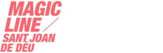 Logo de la campanya Magic Line de l'Hospital Sant Joan de Déu